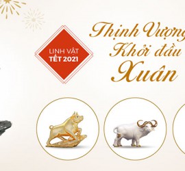 Bộ sưu tập tượng LINH VẬT TRÂU 2021 đến từ Gốm sứ Minh Long