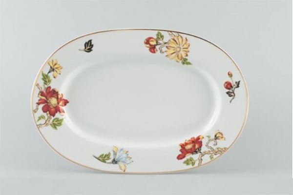 Dĩa Oval 32cm Camellia Cát Tường