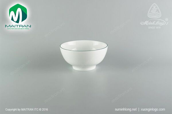 Tô cao 15 cm chỉ xanh lá